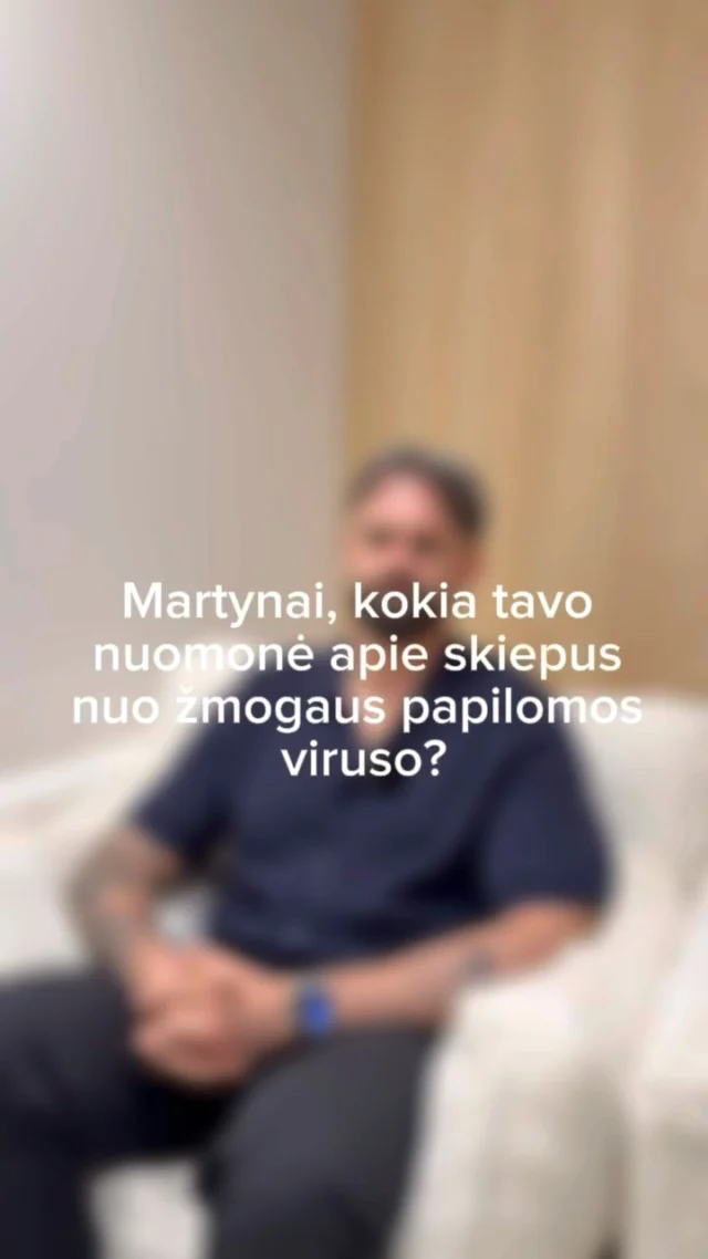 Žmogaus papilomos virusas – ar reikia skiepytis?
Į šį dažnai kylantį klausimą atsako ID Clinic gydytojas urologas Martynas Stanionis.